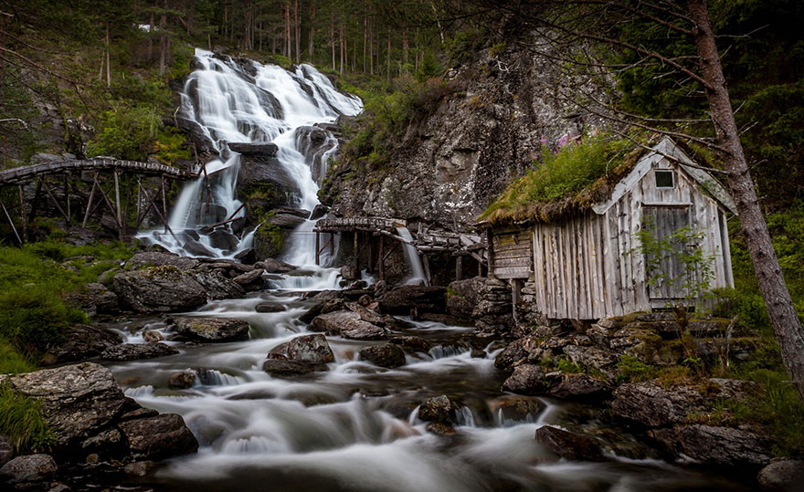 Водопад Кведнафоссен, Норвегия